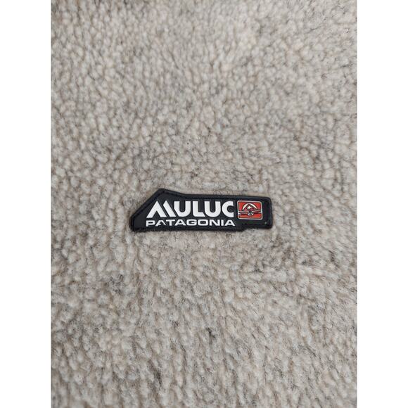 Muluc Patagonia Embroidered Fleece Pile Jacket Men's Small Women's Medium - Picture 5 of 12